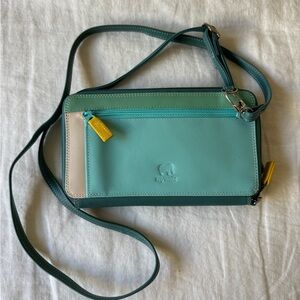 MYWALIT multi color crossbody wallet